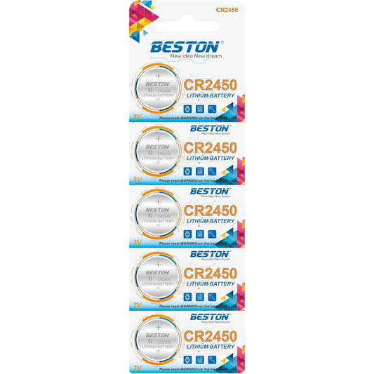 Beston Lithium Battery CR 2450 Shark Lithium Battery (5pcs) Queens Stone