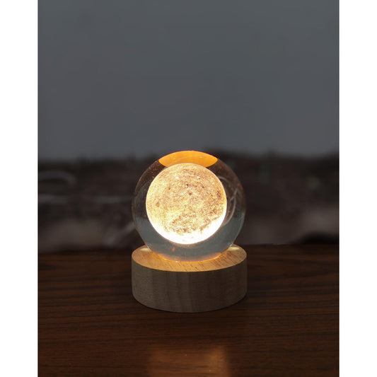 بلورة مضيئة شكل قمر