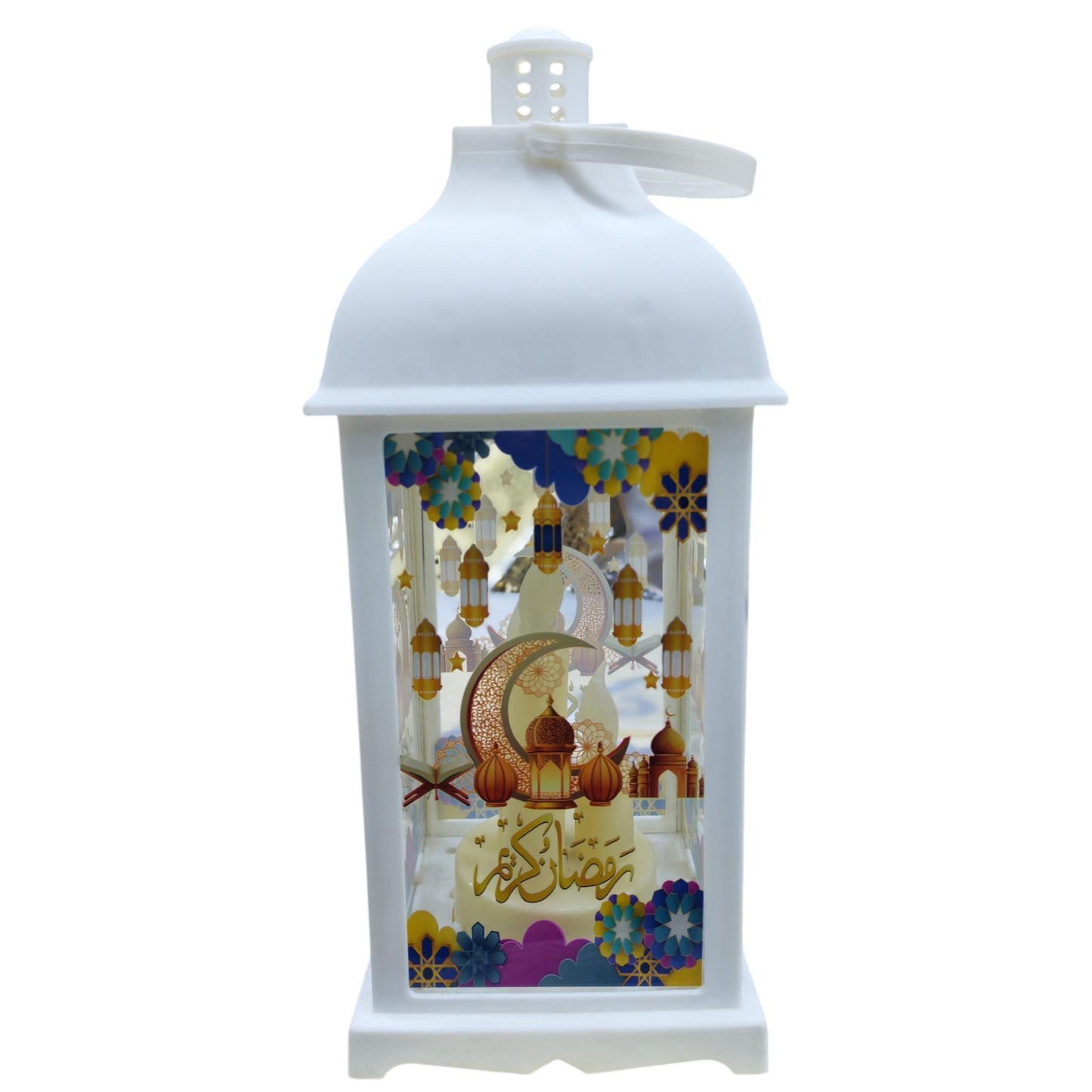 فانوس مضيئ مقاس 40 سم ابيض