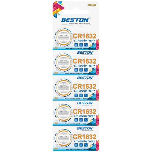 Beston Lithium Battery CR 1632 Shark Lithium Battery (5pcs) Queens Stone